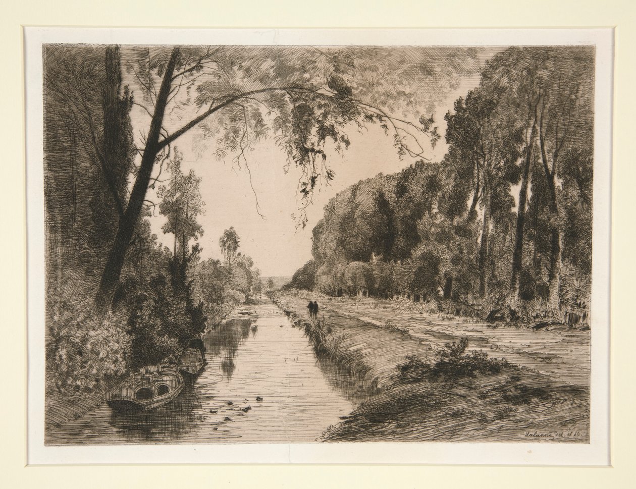 O canal ? Pont-Sainte-Maxence de Maxime Lalanne