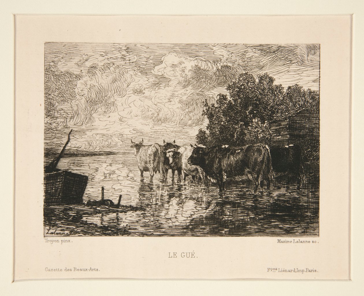 Le gue (O Ford) de Maxime Lalanne