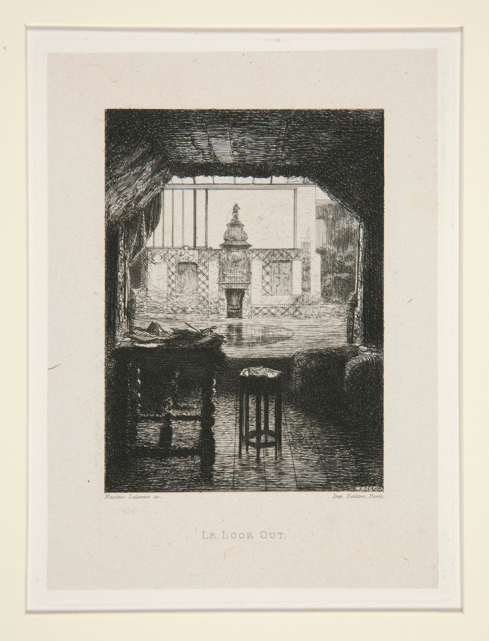 Le look out, pl. 10 da suite Chez Victor Hugo (Victor Hugo de Maxime Lalanne