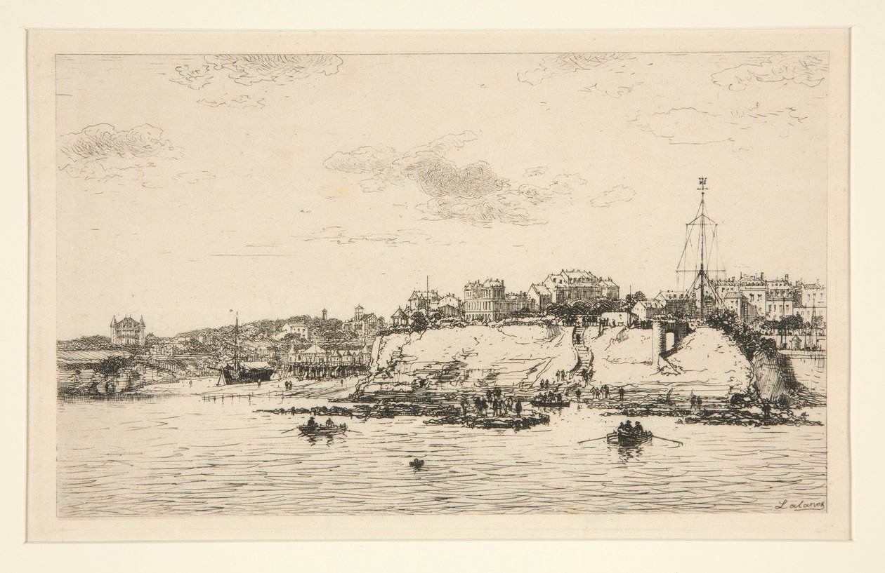 Porto de La Plataine ? Royan (A Ponte de La Plataine em Royan) de Maxime Lalanne