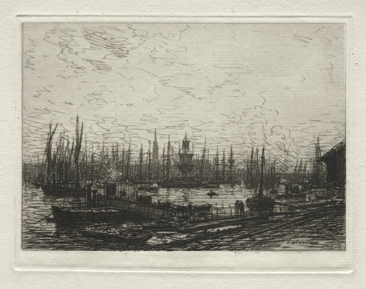 Porto de Bordéus de Maxime Lalanne
