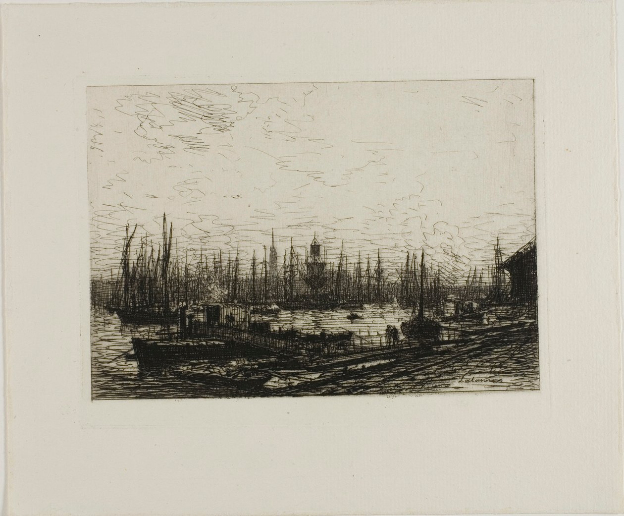Porto de Bordéus de Maxime Lalanne