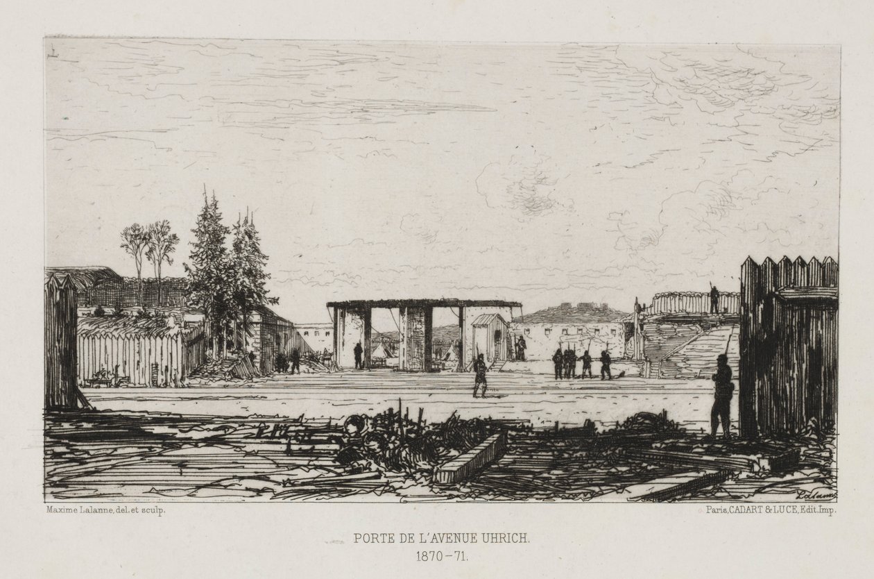 Porta da Avenida Uhrich de Maxime Lalanne