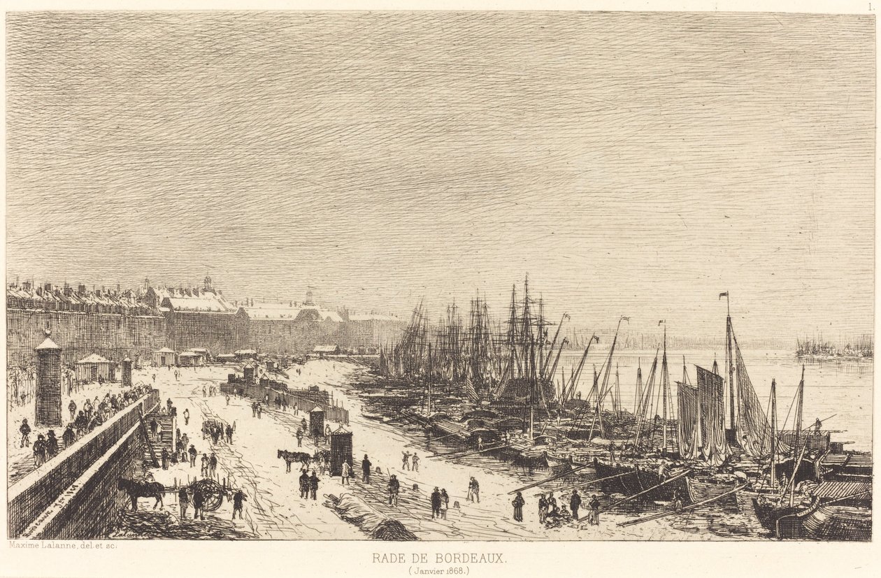porto de Bordeaux de Maxime Lalanne