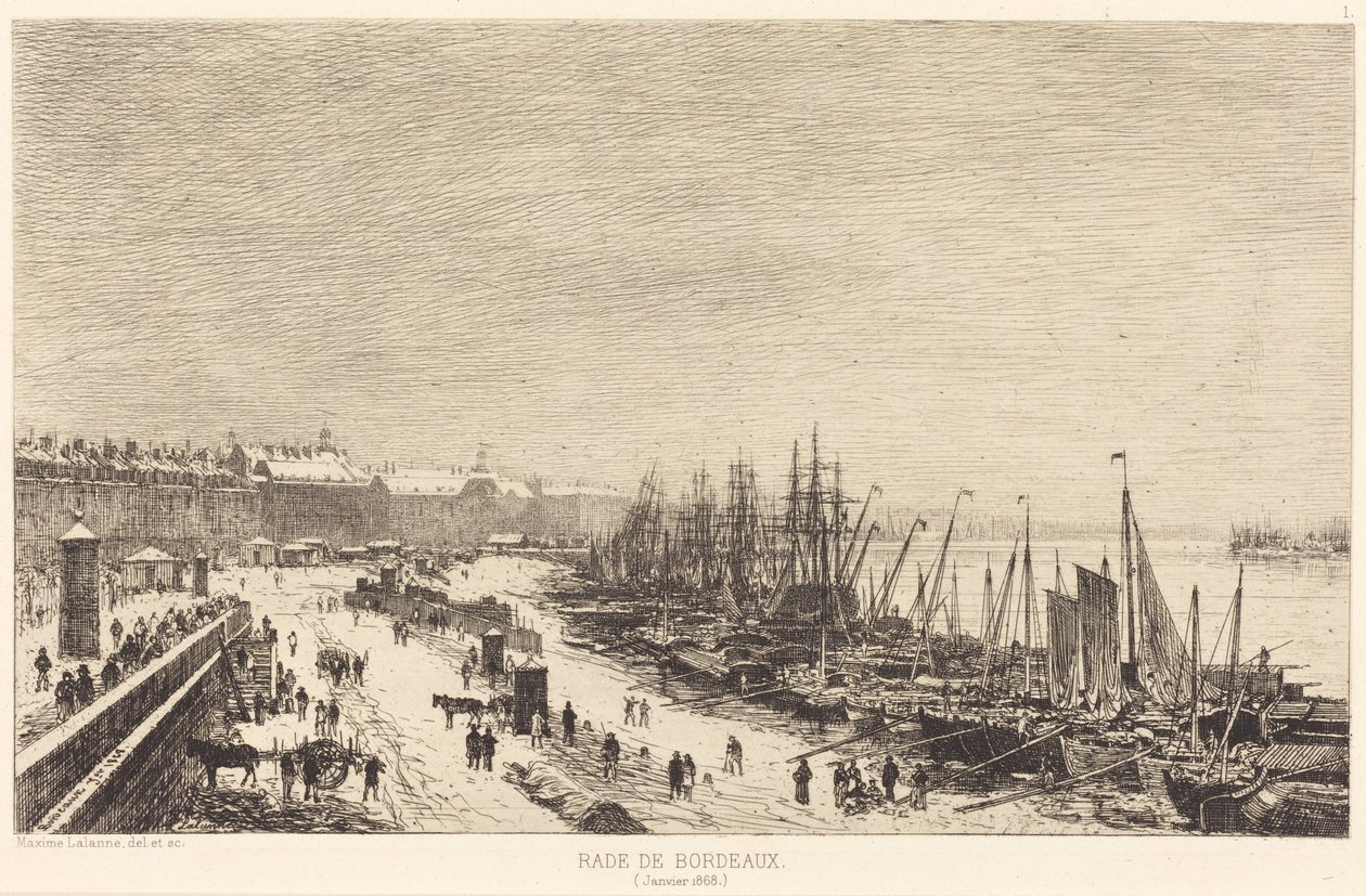 Rada de Bordéus de Maxime Lalanne