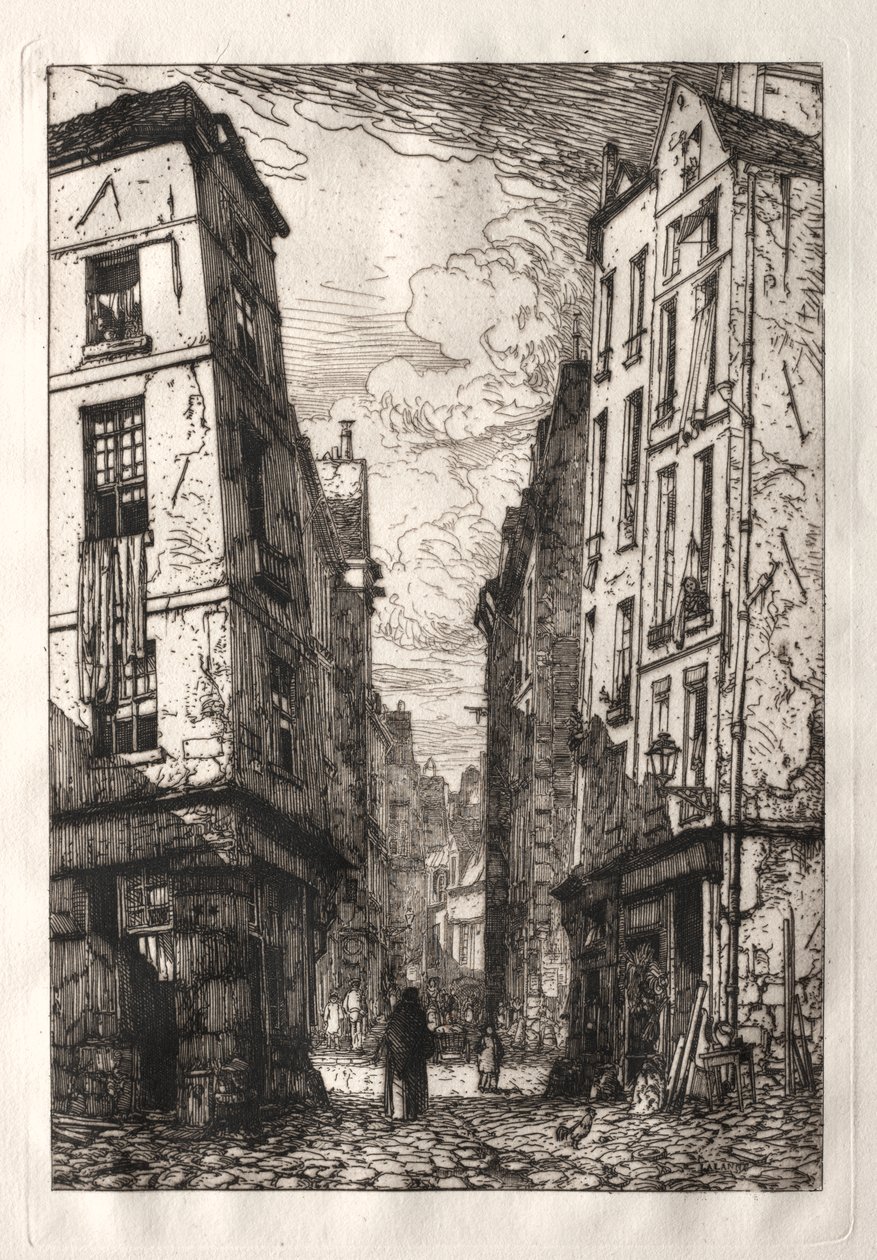 Rue des Marmousets (antiga Paris) de Maxime Lalanne