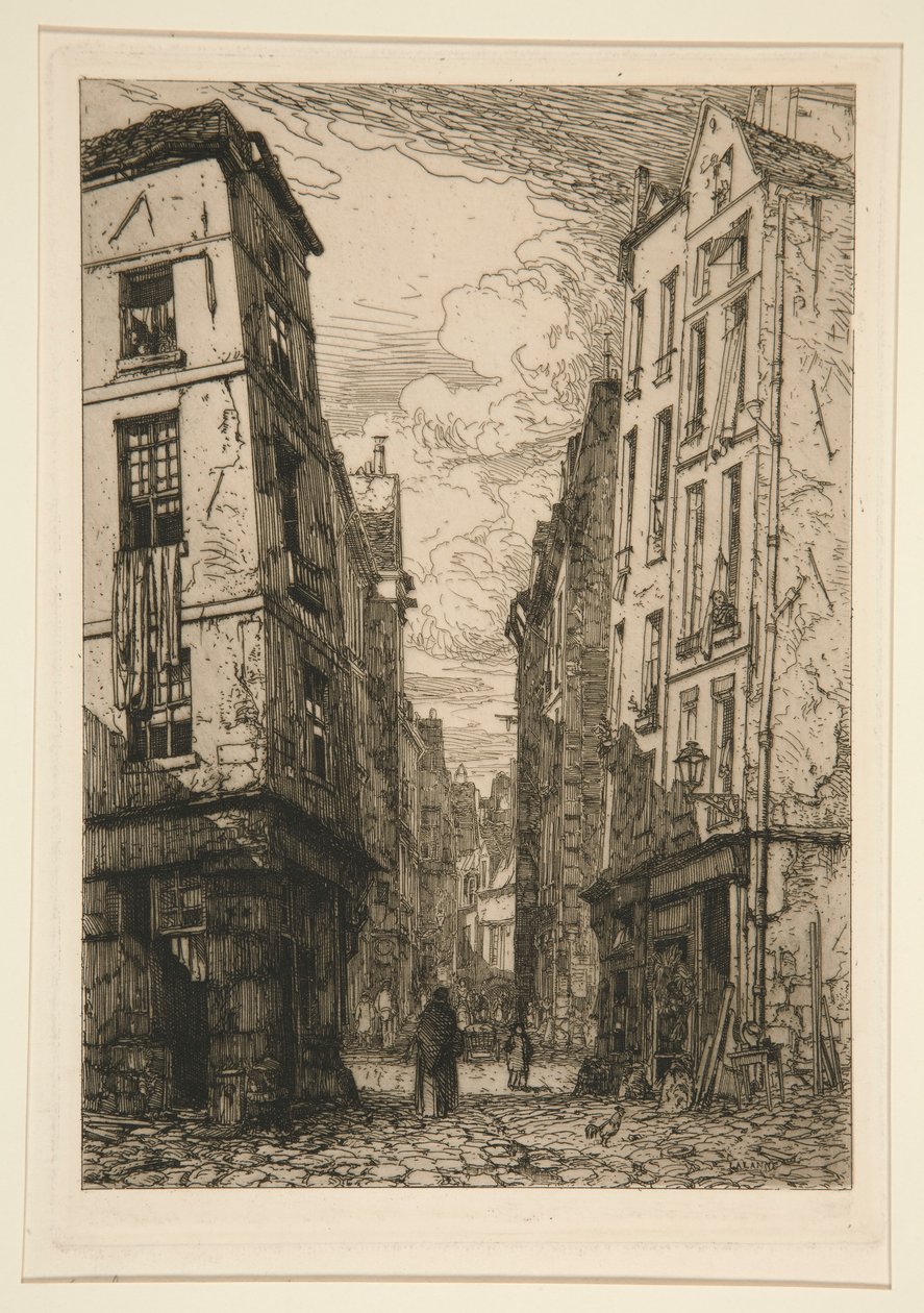 Rue des Marmousets (Velha Paris) de Maxime Lalanne
