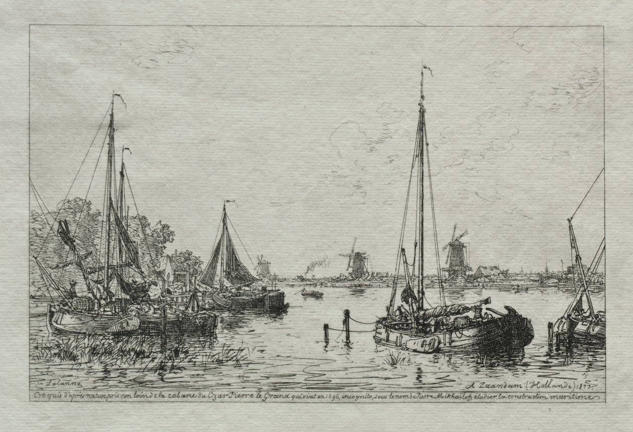 Esboço da natureza, 1877. de Maxime Lalanne