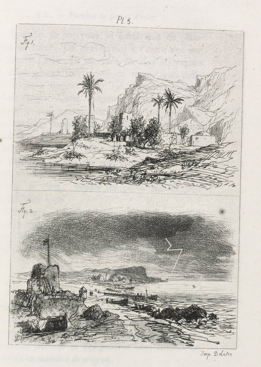 Tratado de Gravura com Água Forte: Ilustração 5, 1866. de Maxime Lalanne