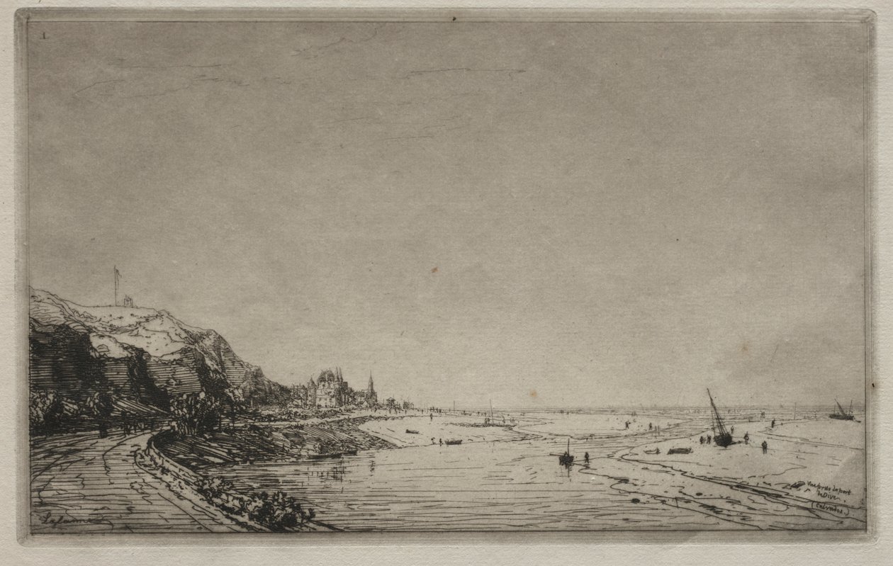 Vista tirada do porto de mergulhos. de Maxime Lalanne