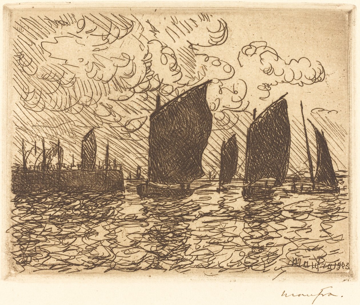 Retorno dos Barcos de Maxime Maufra