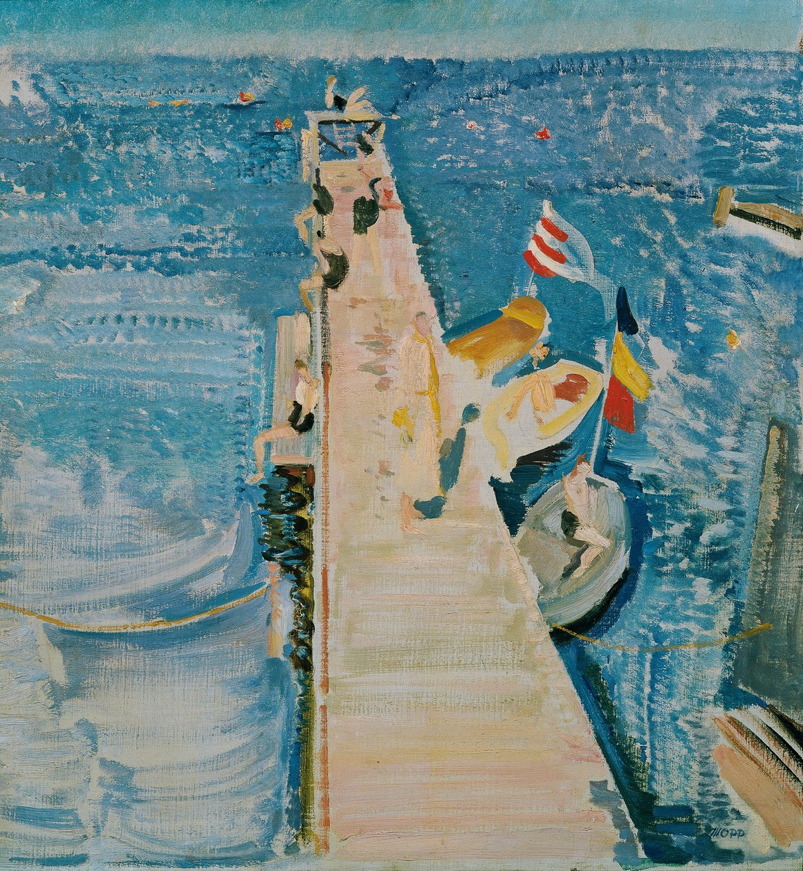Plataforma de aterragem no Mar Báltico de Maximilian Oppenheimer