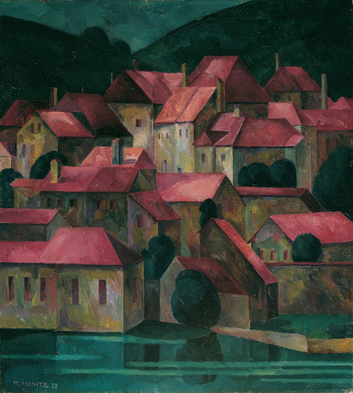 Telhados vermelhos de Maximilian Reinitz