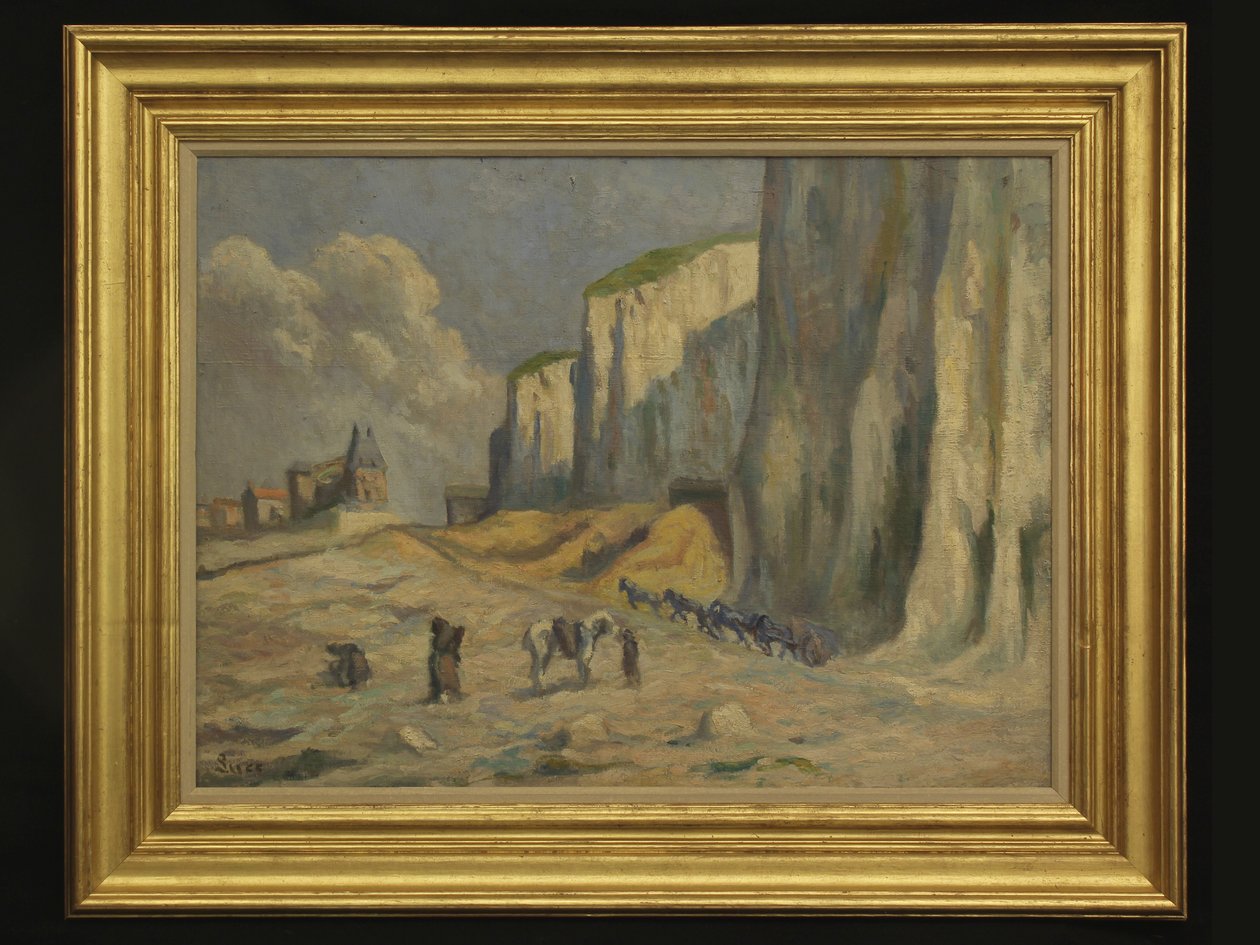 Cena francesa da praia de Maximilien Luce