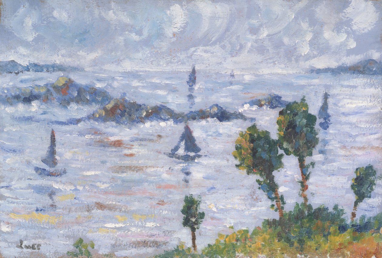 Paisagem em Kermouster de Maximilien Luce