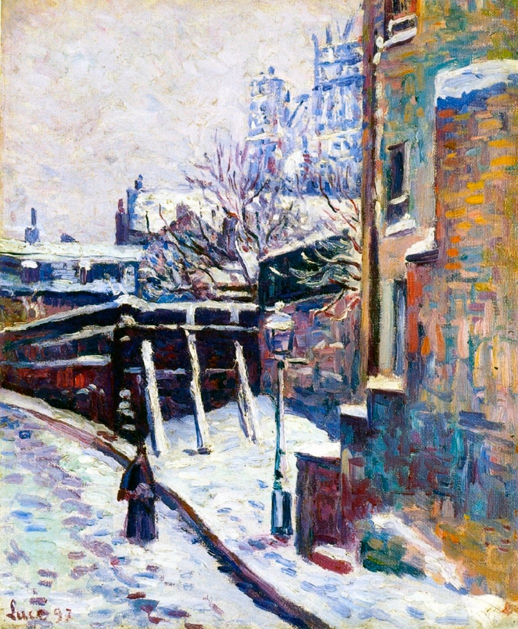 Montmartre, Paris, 1897 de Maximilien Luce