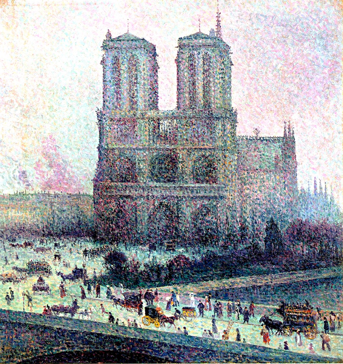 Notre Dame, Paris, 1900-01 de Maximilien Luce
