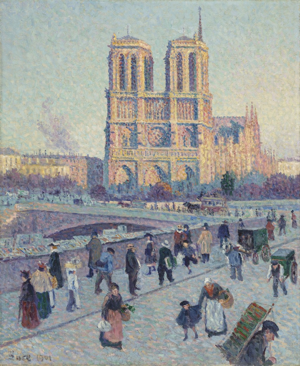 O Quai Saint-Michel e Notre-Dame de Maximilien Luce