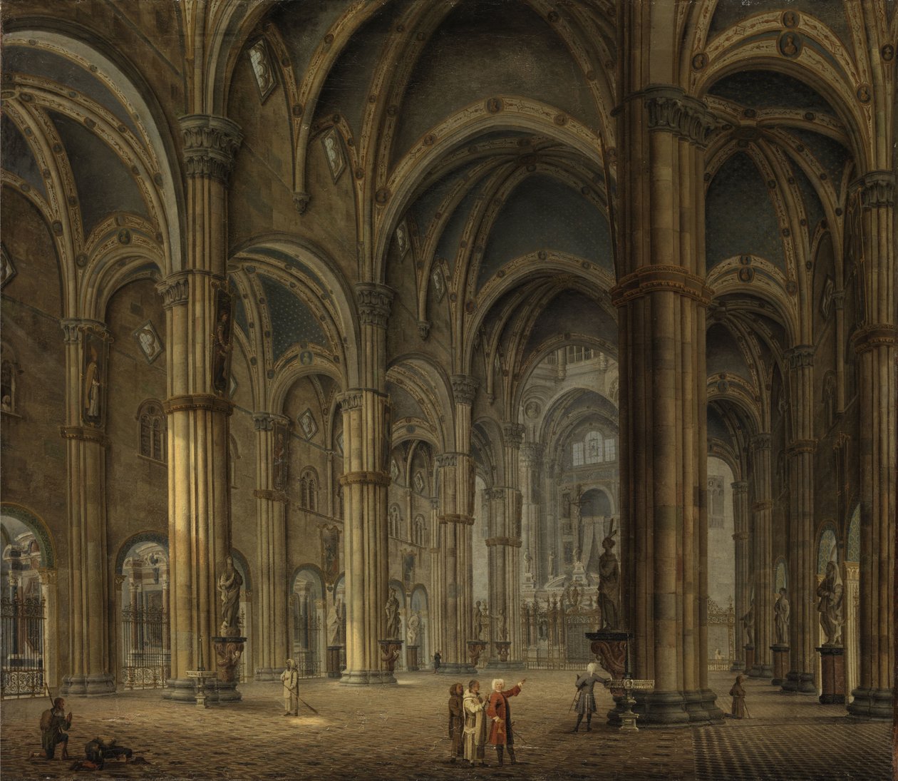 Kircheninneres der Certosa di Pavia de Maximilien de Hase