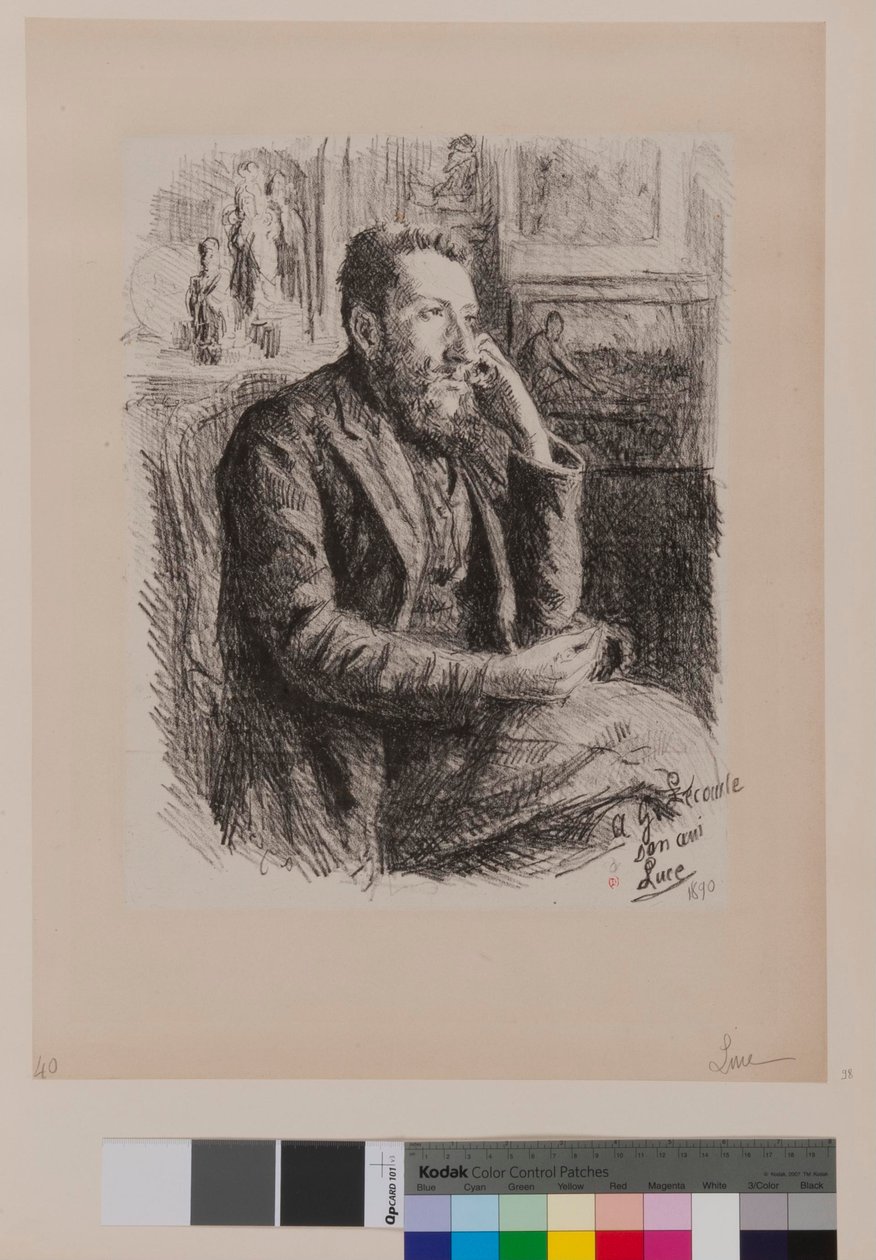 A Georges Lecomte de Maximilien Luce