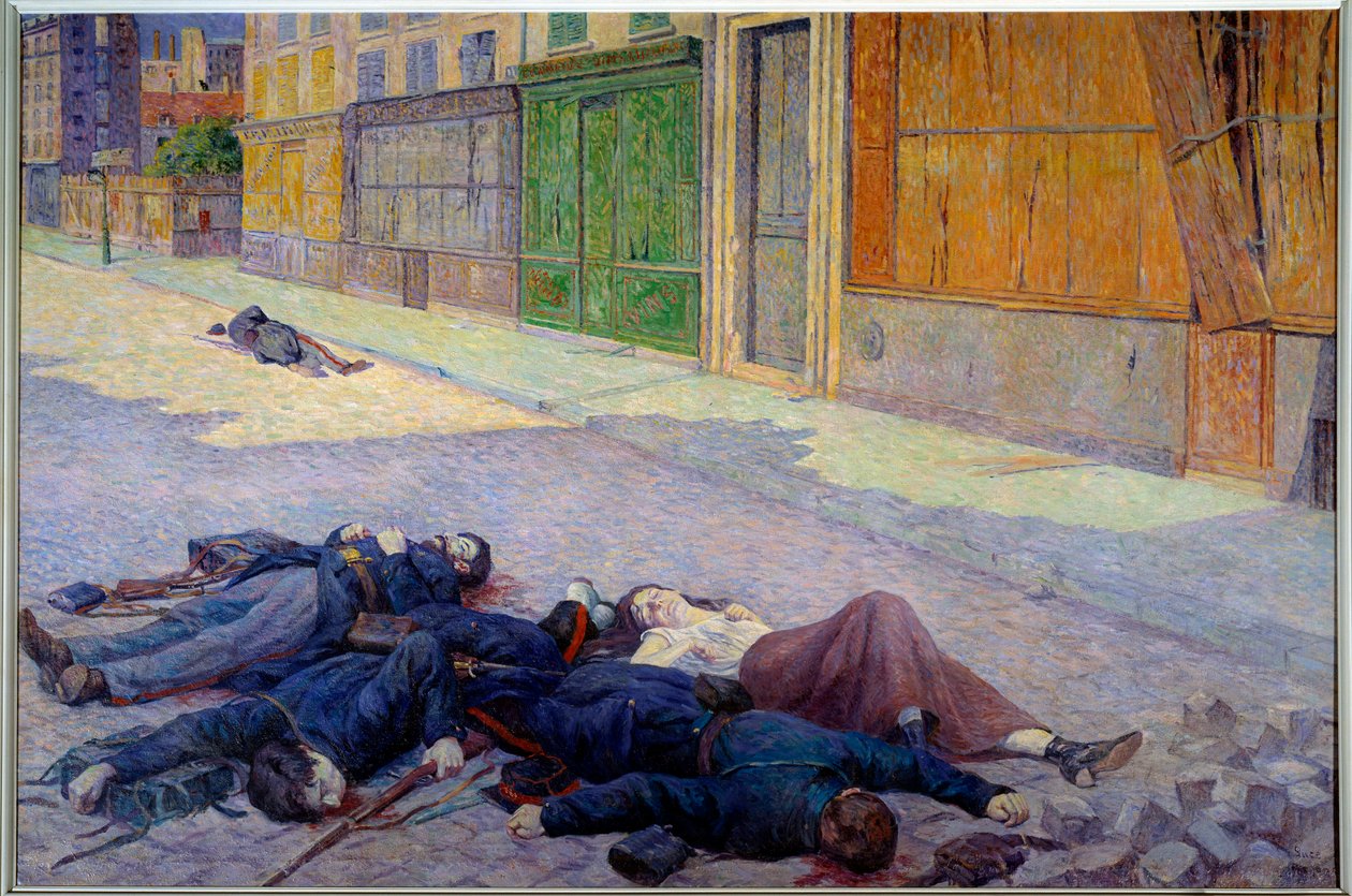 Uma rua de Paris em maio de 1871 ou a Comuna de Maximilien Luce