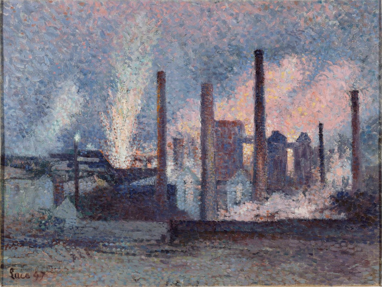 Siderurgia em Charleroi Siderurgia em Charleroi, 1897. de Maximilien Luce