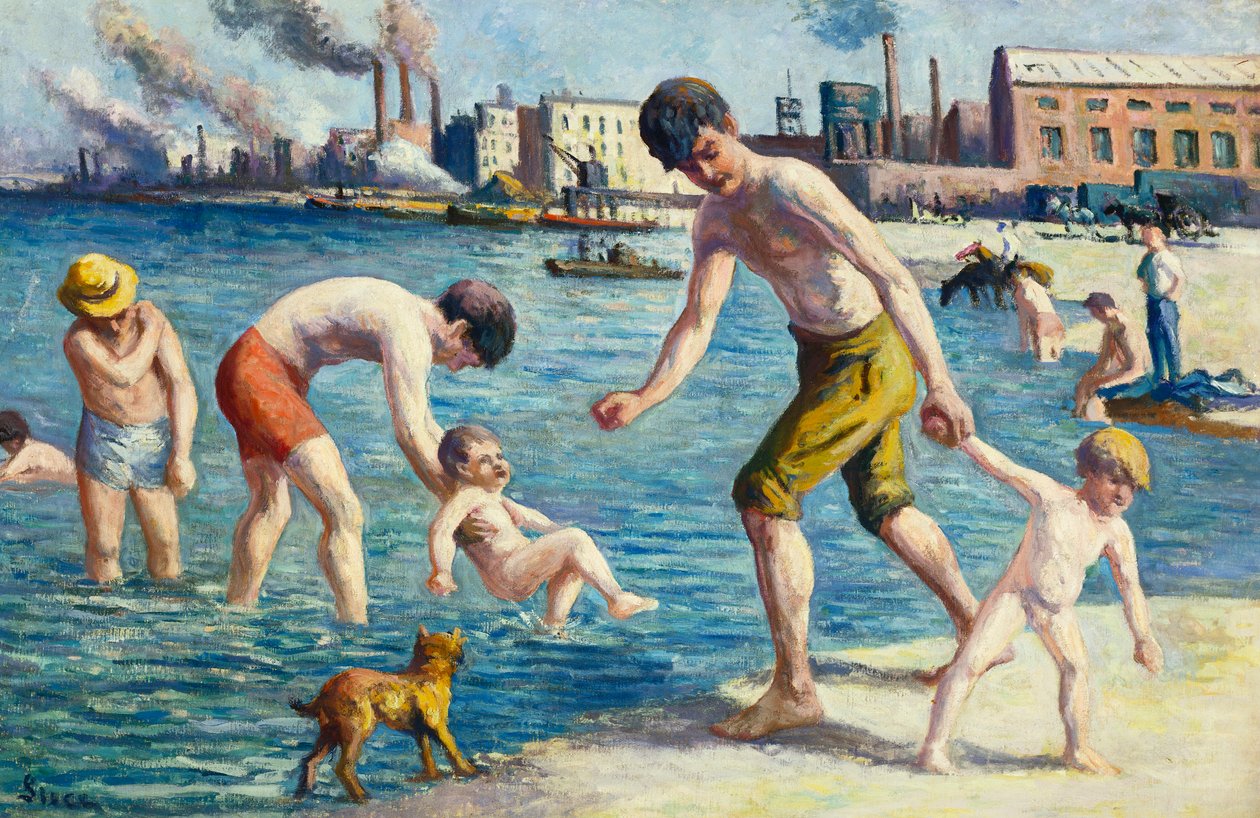 Banhistas de Maximilien Luce