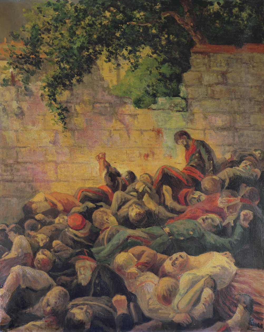 Execução das Comunas no &39;Mur des Federes&39; de Maximilien Luce