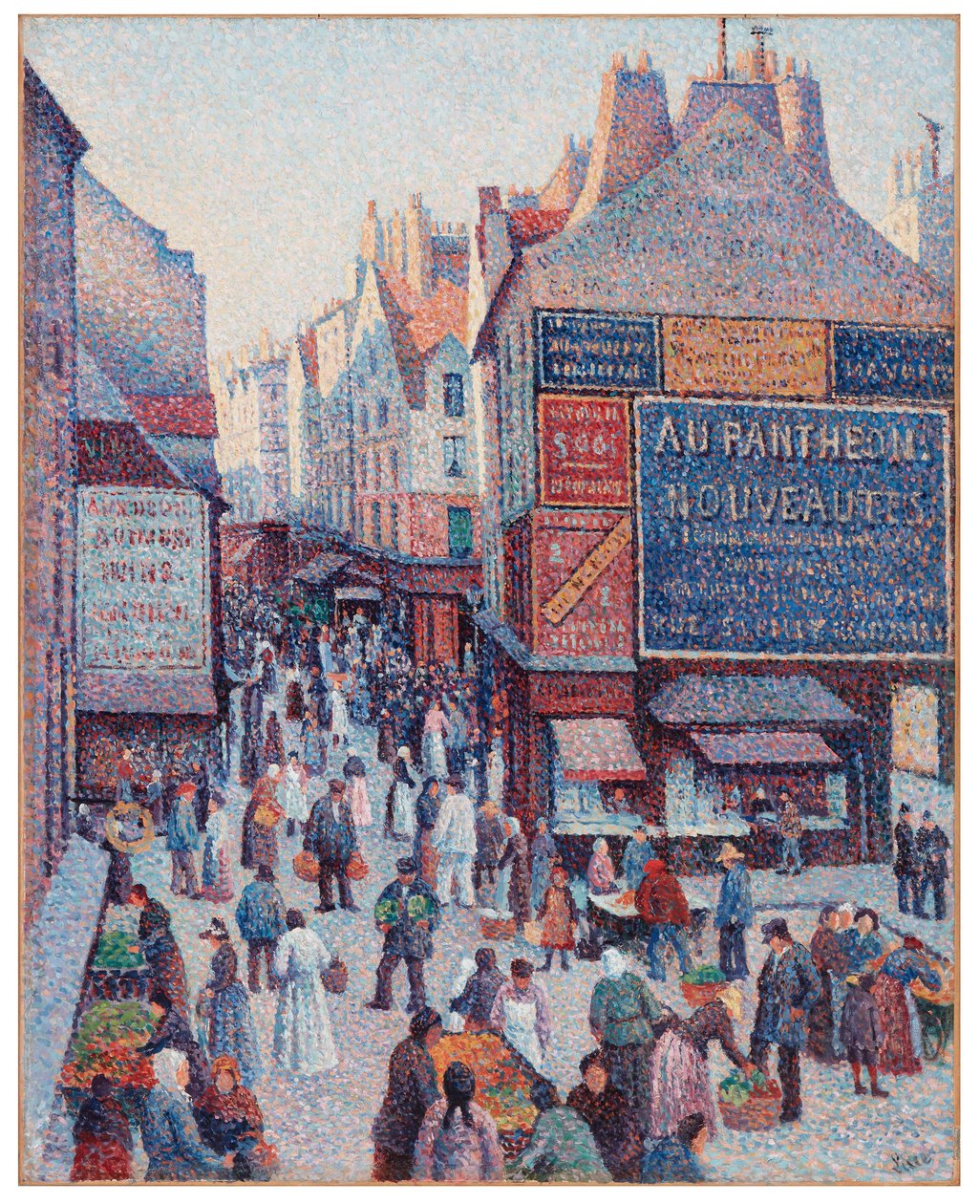 A Rue Mouffetard de Maximilien Luce