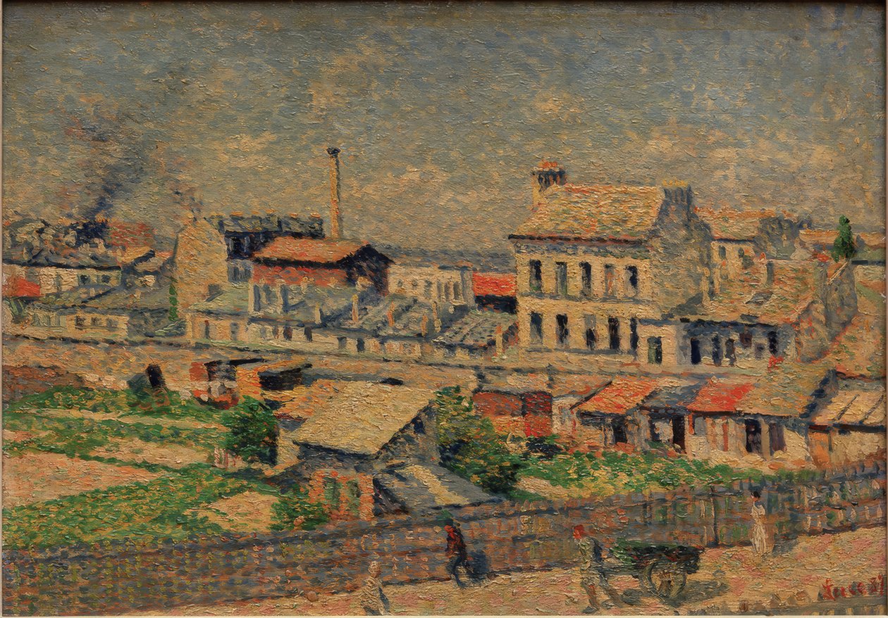 Rua Damrémont em Montmartre de Maximilien Luce