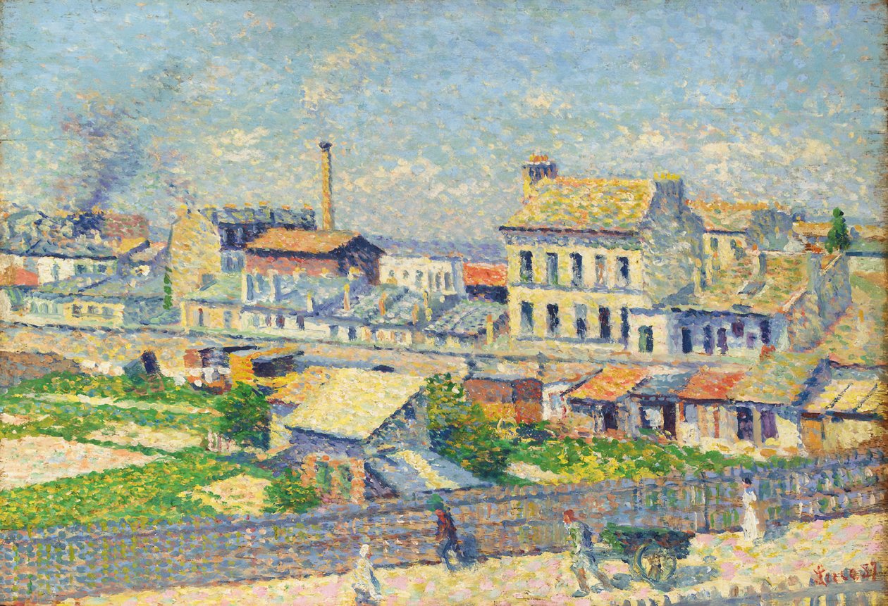 Montmartre, Rua Damrémont de Maximilien Luce