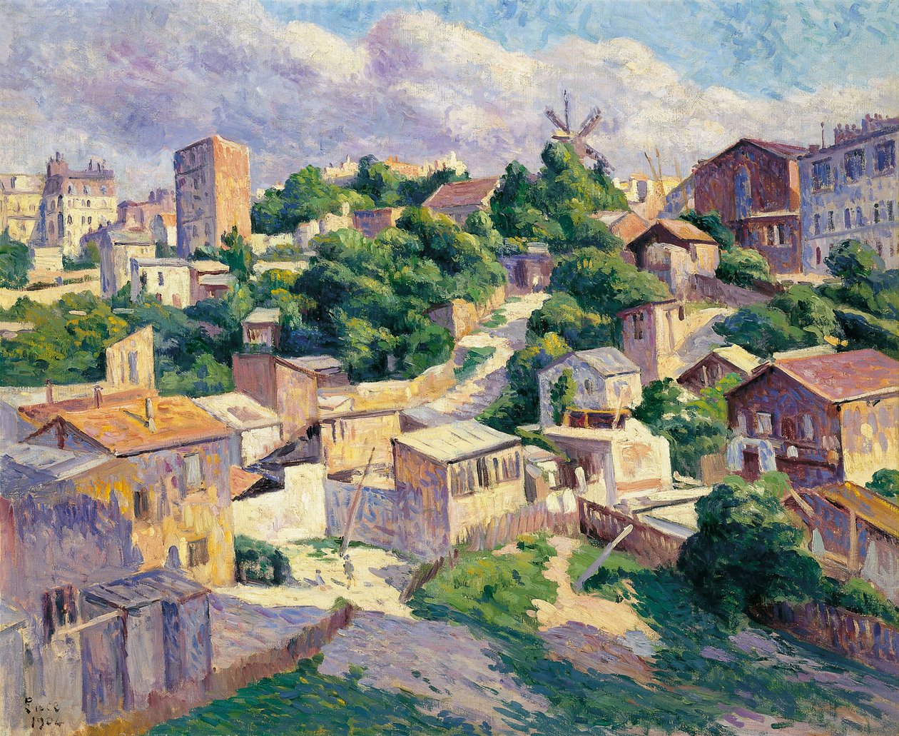 Montmartre, Paris de Maximilien Luce