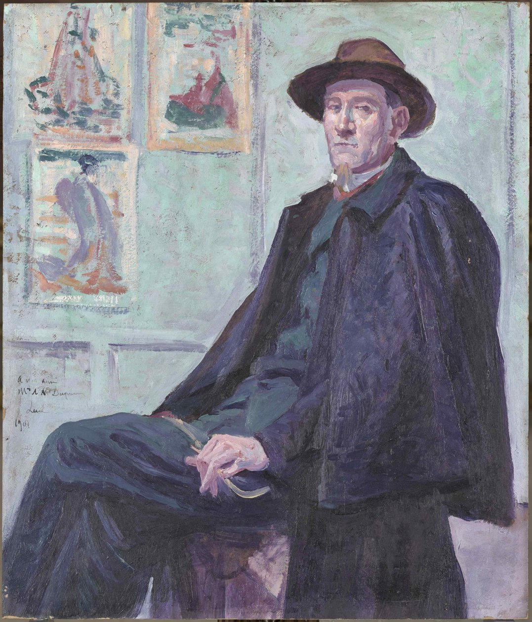 Retrato de Felix Fénéon, 1901. de Maximilien Luce