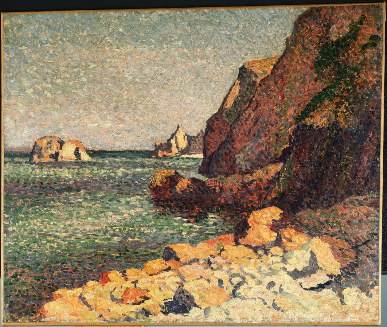 Mar e rochas, Agay, 1893 de Maximilien Luce