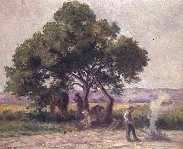 As Maçãs Árvores de Maximilien Luce