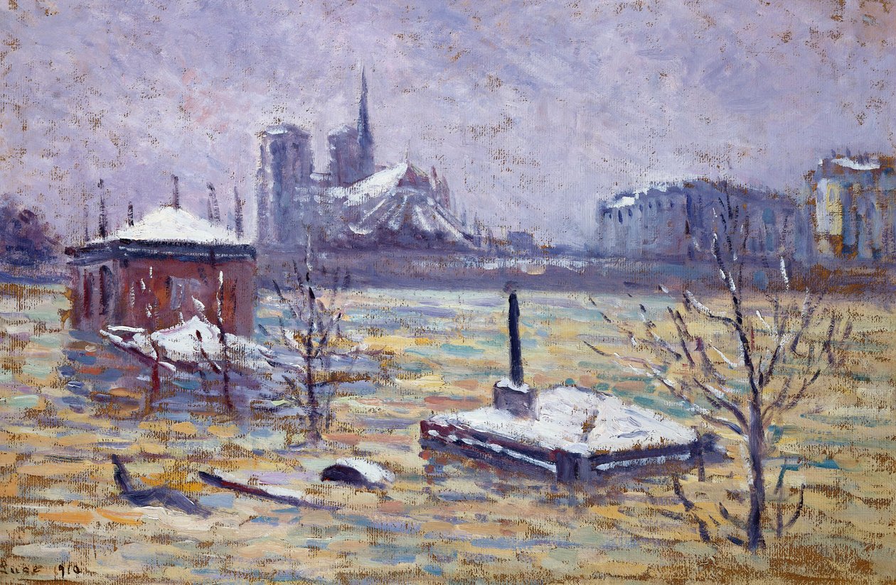 O dilúvio, 1910 de Maximilien Luce