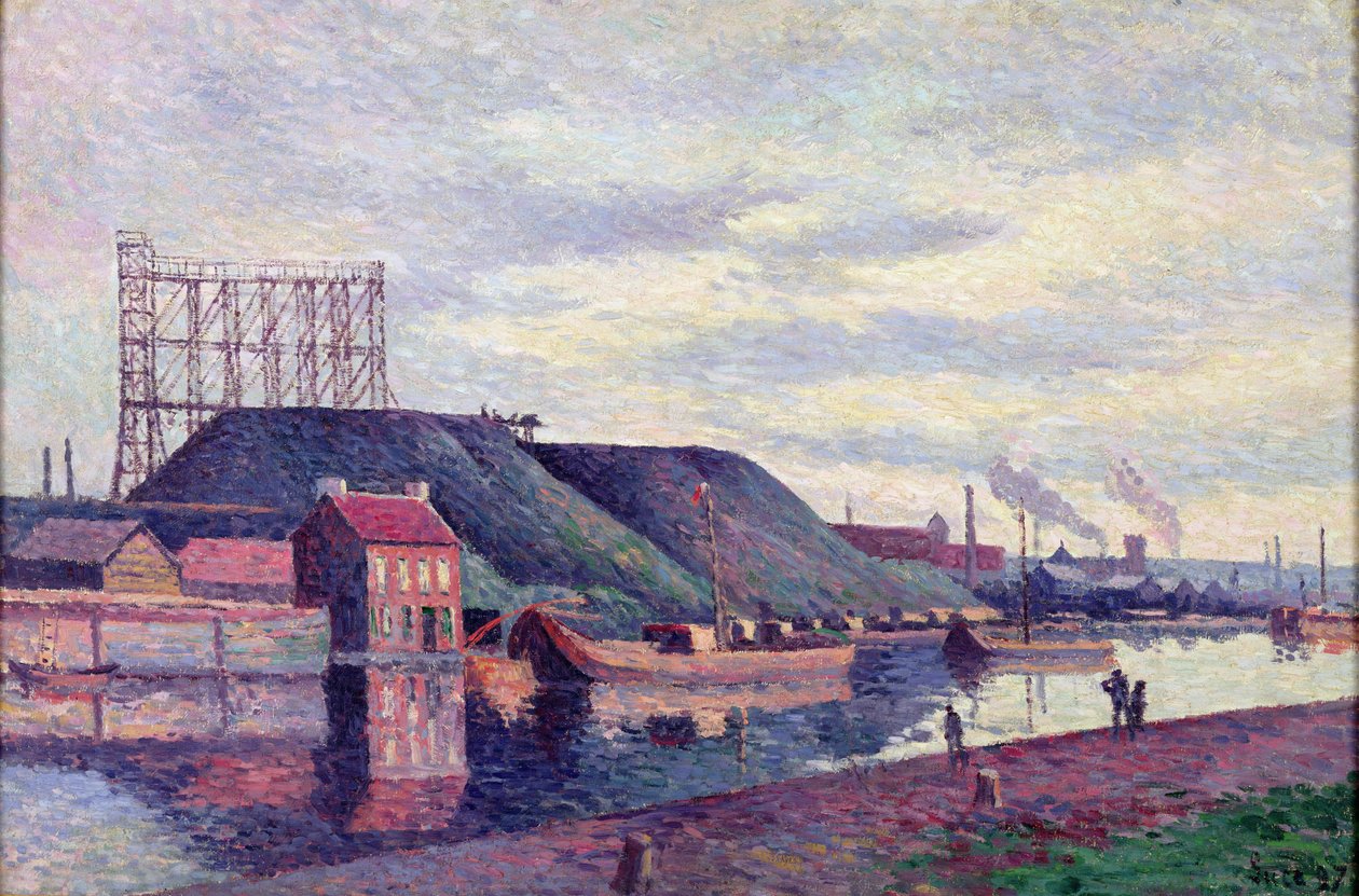 Os Montes de Escória da Sacre Madame, 1897 de Maximilien Luce