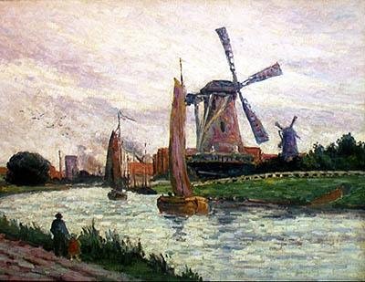 O moinho de vento de Maximilien Luce