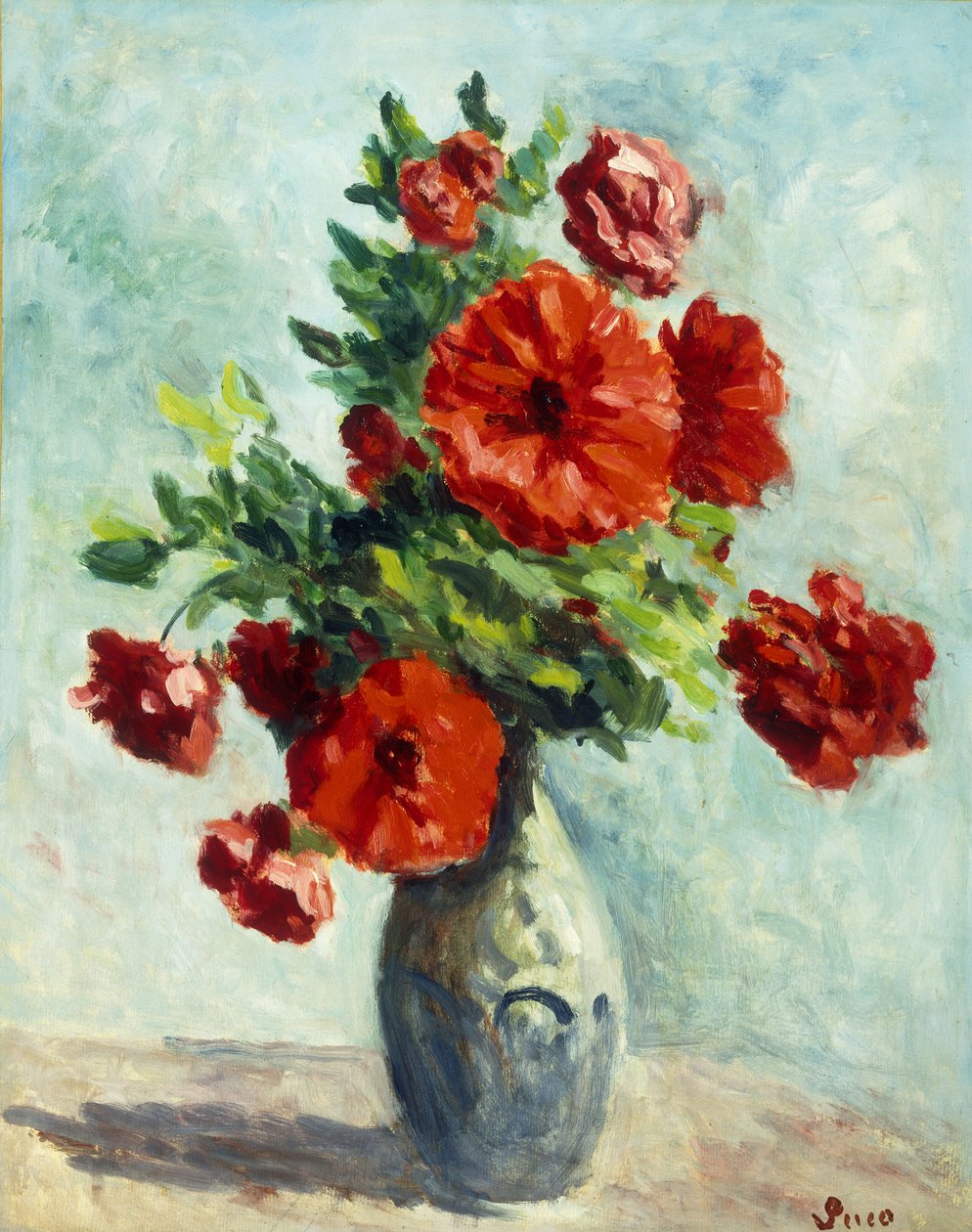 Vaso de flores; Vaso de flores, 1925-1930 de Maximilien Luce