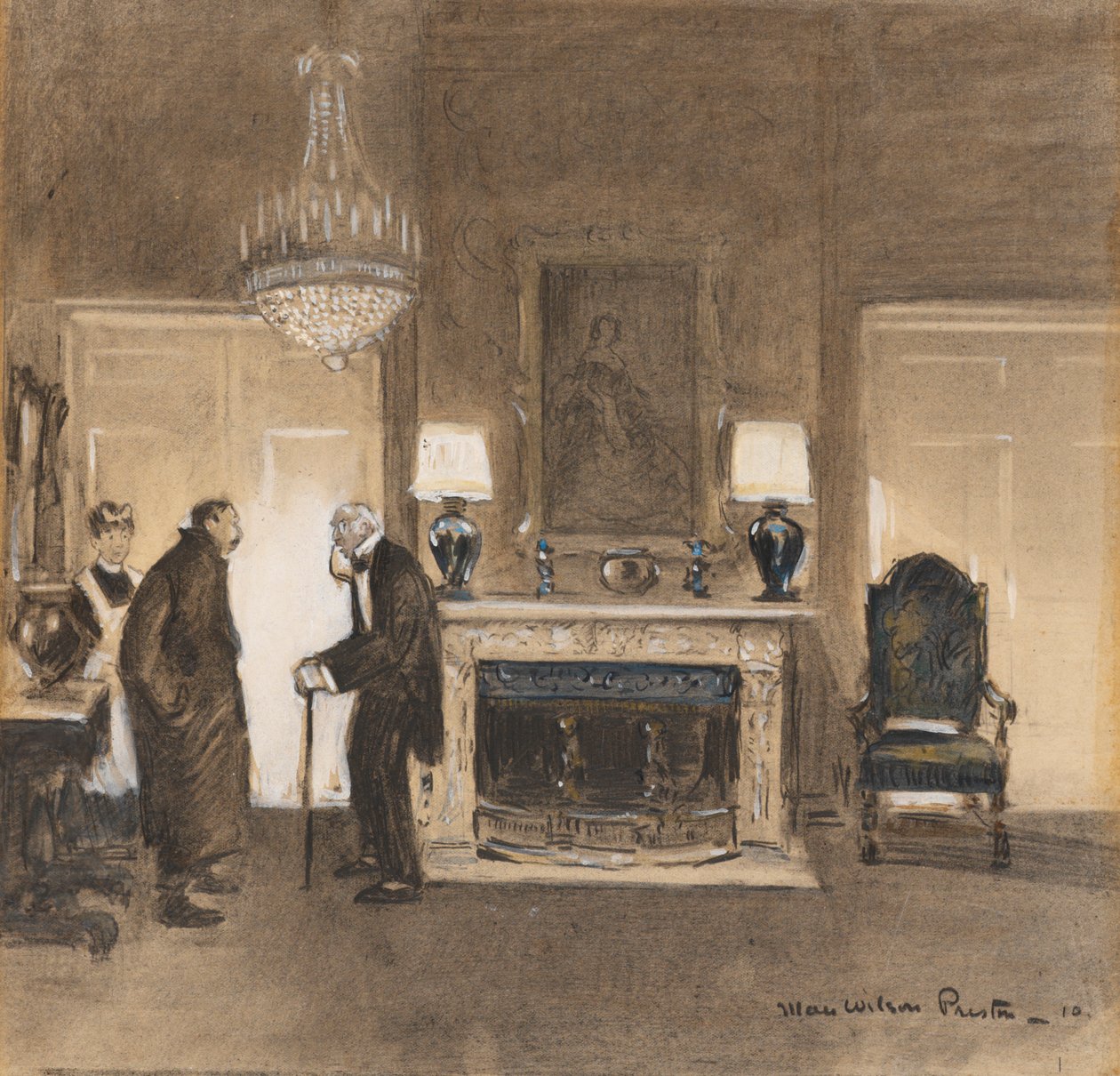 Drama na sala de estar de May Wilson Preston