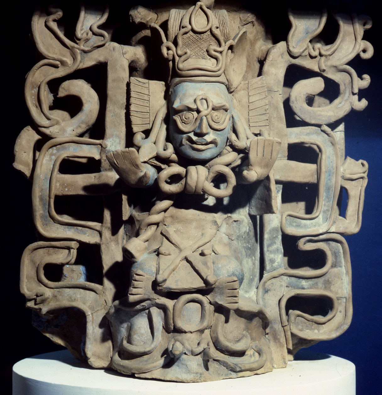 Urna funerária de Tapijulapa, Tabasco (terracota) de Mayan