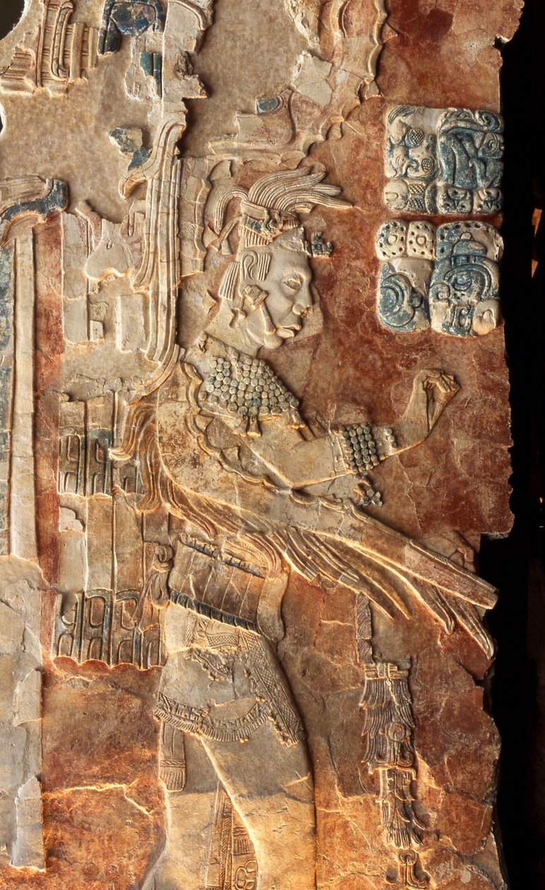 Rei Pacal Stela 22 (parte traseira de 310202) de Mayan