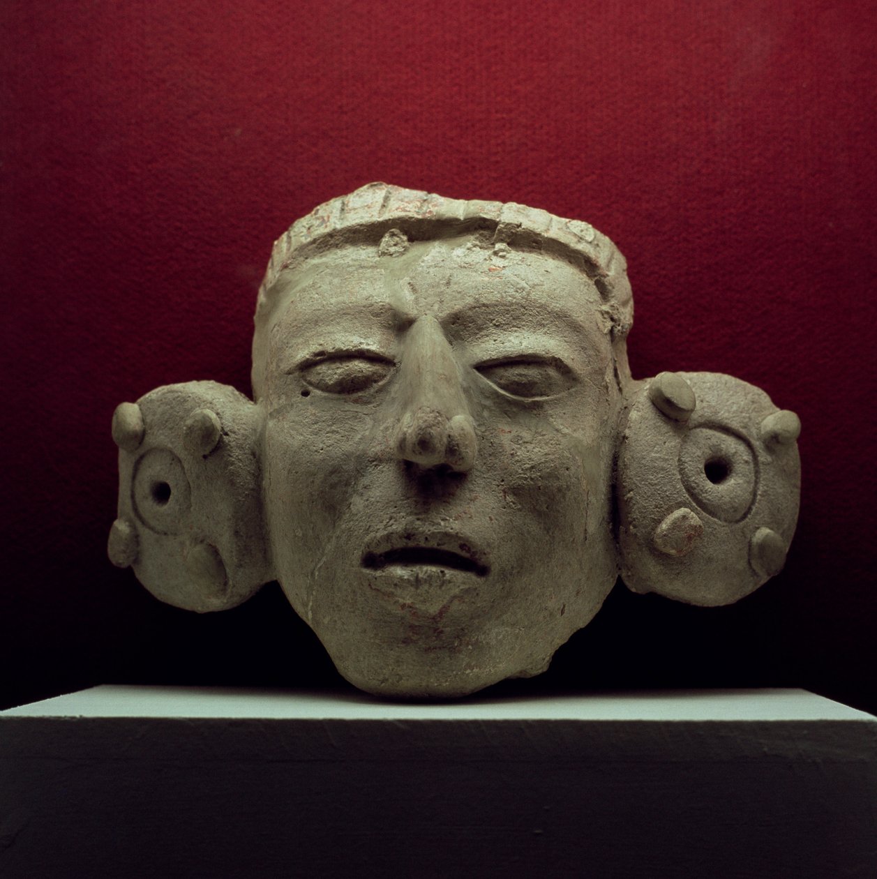 Máscara, 500-900 dC (gesso) de Mayan
