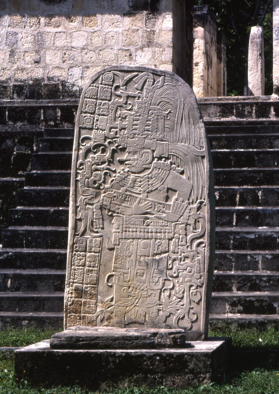 Seibal, Stela 10, Período Clássico Final, 849 AD de Mayan