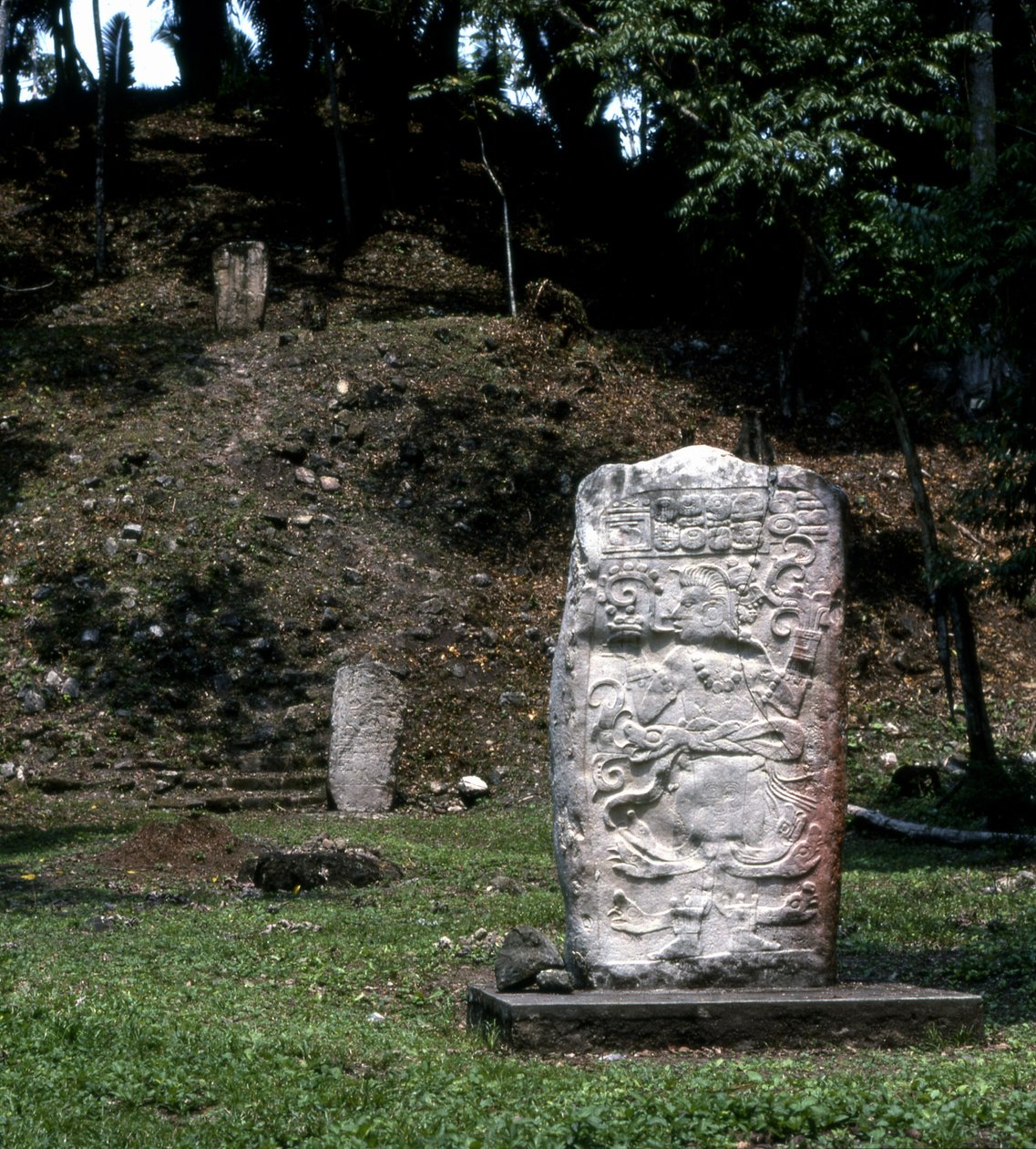Seibal, Stela 13, Período Clássico Final, 849 AD de Mayan