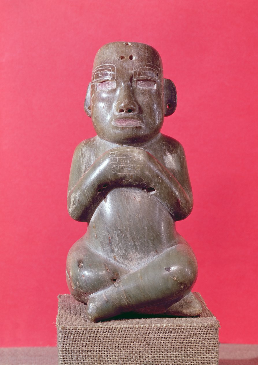 Estatueta de um homem (jade) de Mayan