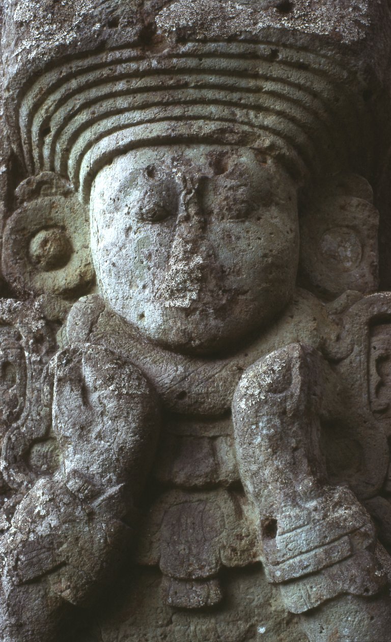 Estela 1, Copan, Período Clássico Atrasado, 667 AD de Mayan