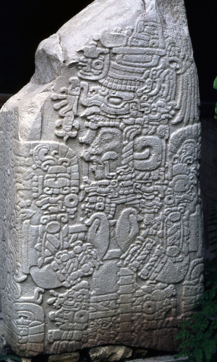 Tikal Stela 2, Early Classic Period 300-600 AD de Mayan