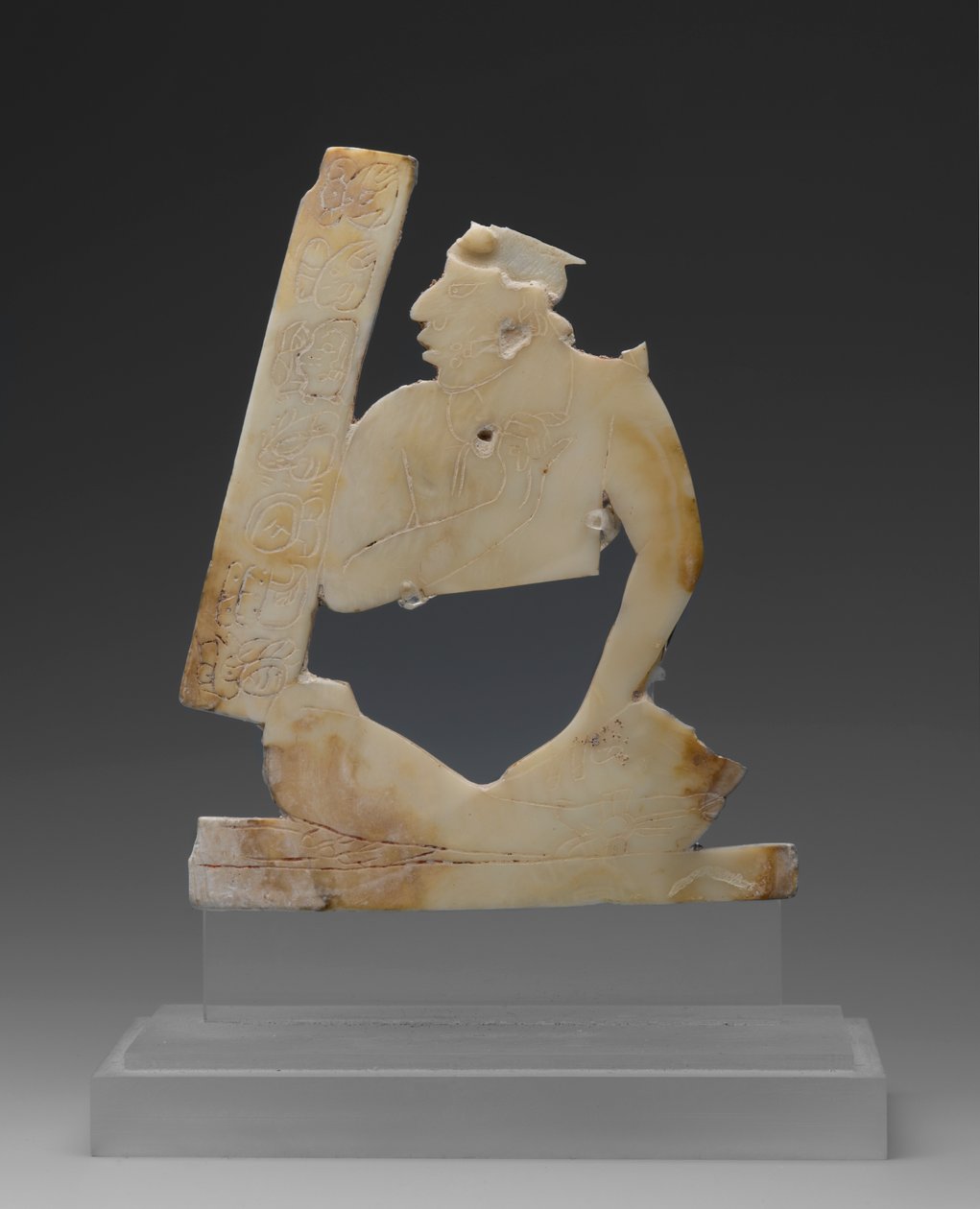 Figura sentada, c.550-850 (casca) de Mayan