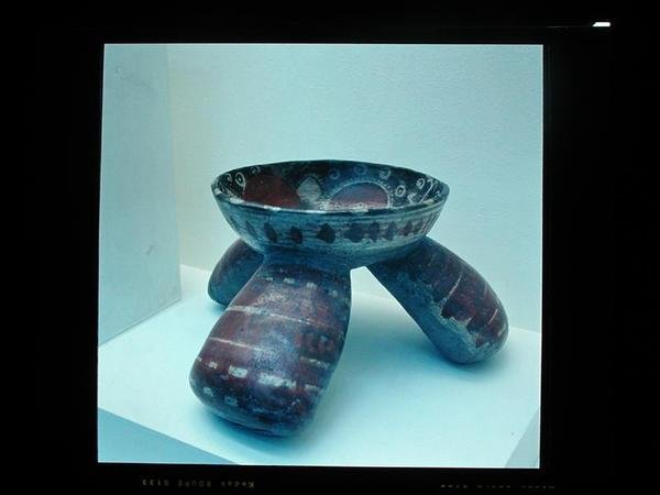 Pote tripé, 800-1200 (cerâmica) de Mayan